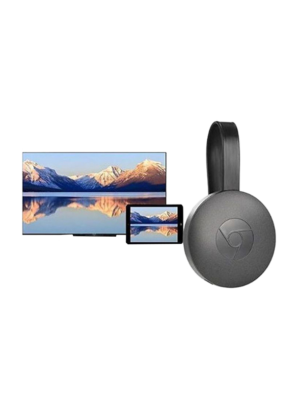 Wireless Wi-Fi TV Dongle Receiver for Google Chromecast 2, Black