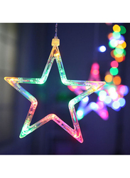 3-Meter Set of 9 LED Fairy String Star Decorative Lights, Multicolor