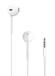 Apple EarPods 3.5mm Audio Jack In-Ear Headphones with Mic, White