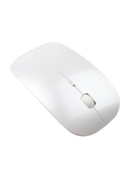 2.4GHz USB Receiver Wireless Optical Mouse, White