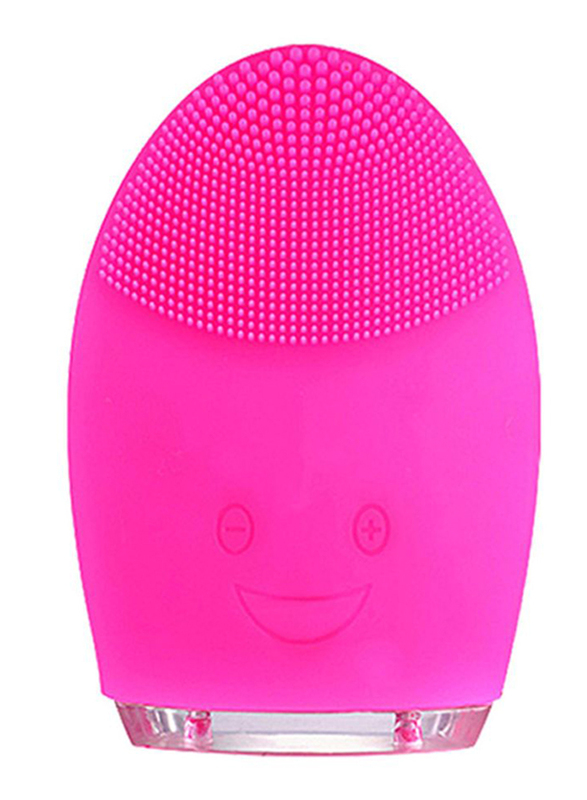 Electric Face Massaging and Cleansing Device, Pink
