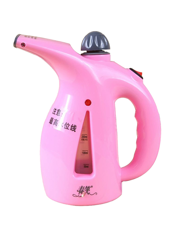 2-in-1 Mini Portable Garment and Facial Ironing Steamer, 800W, PUK5212, Pink