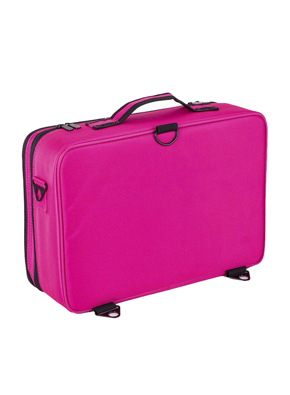 TGGT Makeup Brushes and Cosmetics Travel Organizers Bag, Pink