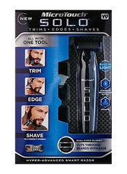 Micro Touch Solo Multifunctional Portable Electric Shaver, Black