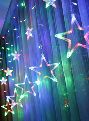 3-Meter Set of 9 LED Fairy String Star Decorative Lights, Multicolor