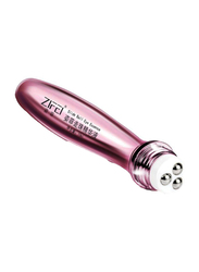 Zifei 10cm Slide Ball Eye Essence Cream Massager, Pink/Silver