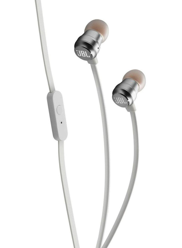 

JBL T280A 3.5mm Jack In-Ear Stereo Gaming Headphones with Mic, Silver