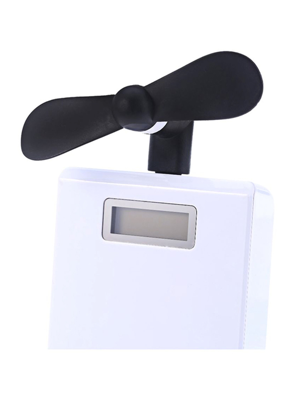 Portable Travel Micro 5 Pin Interface Mini USB Fan, 1702305, Black