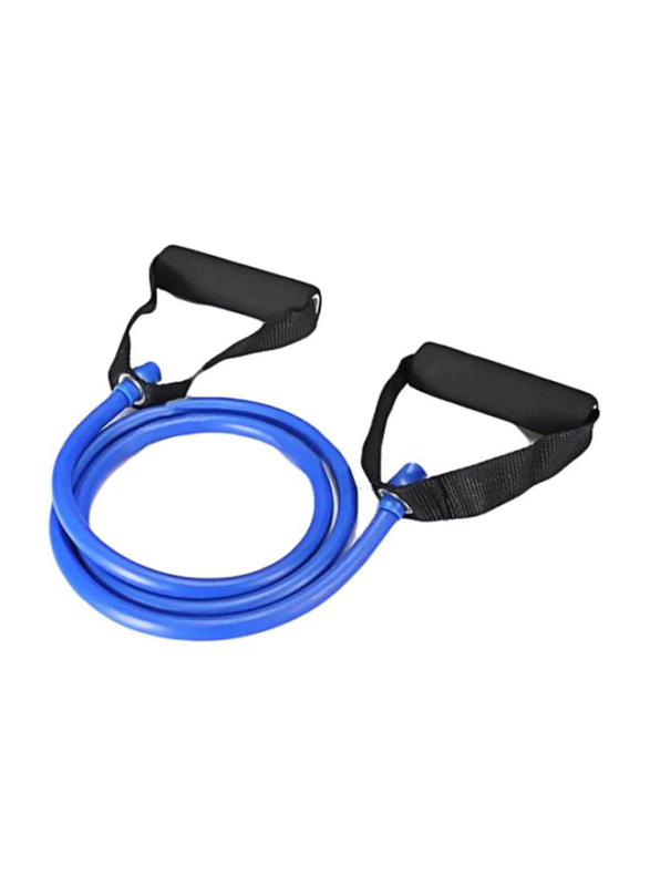 Exercise Band with Handles, Blue/Black