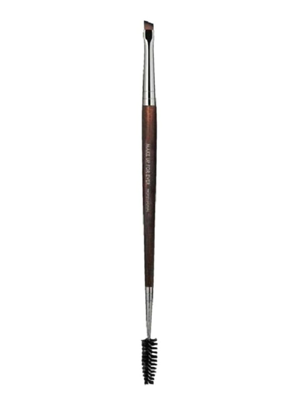 

Make up For Ever Double Ended Eyebrow and Eyelash Brush, Brown/Silver