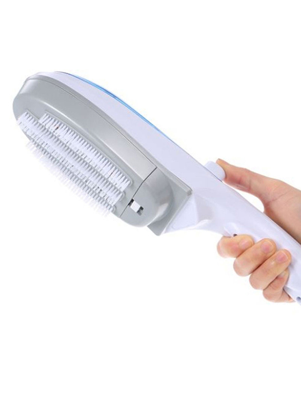 Portable Handheld Electric Steamer with Detachable Brush, 850W, H23113GR-US, Blue/White