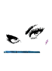 Personality Hepburn'S Eyes Wall Stickers, Black