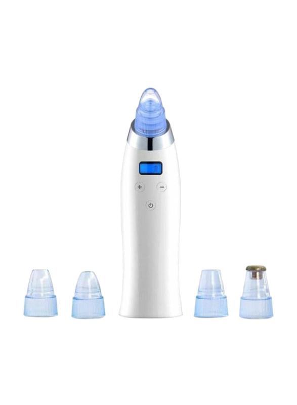 Comedo Suction Blackhead Acne Remover Beauty Device Kit, White