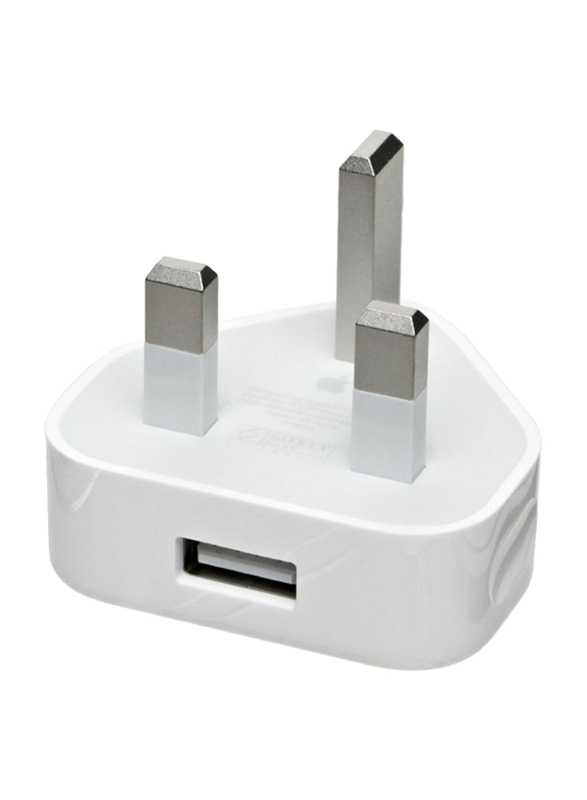 Apple USB Power UK Wall Adapter, White