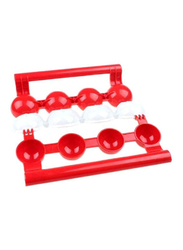 10cm Plastic Meatball Maker, Red