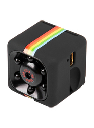 Quelima SQ11 1080p High Definition Night Vision Mini Camera Sports Camcorder, 12 MP, Black
