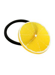 Lovable Fruit Design Stylish Elastic Hair Band, Yellow/Black