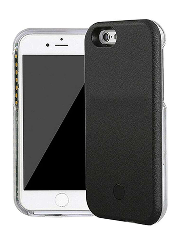 Apple iPhone 6 Plus Light Glow Silicone Mobile Phone Case Cover, Black