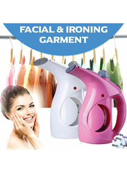2-in-1 Mini Portable Garment and Facial Ironing Steamer, 800W, PUK5212, Pink