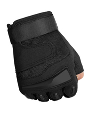Half-Finger Anti-Slip Sports Gloves, Black
