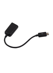 Generic Micro USB OTG Connect Kit, USB A Female to Micro USB for Smartphones/Tablets, Black