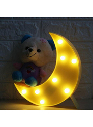 Beauenty Decorative Moon Design LED Light, 16cm, Yellow
