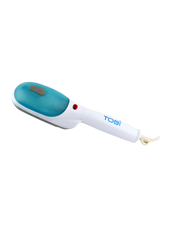 Tobi Handheld Garment Steamer, 1500W, White/Blue
