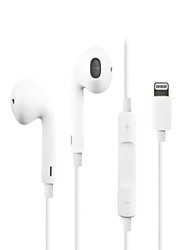Lighting Cable In-Ear Earphones with Mic, White