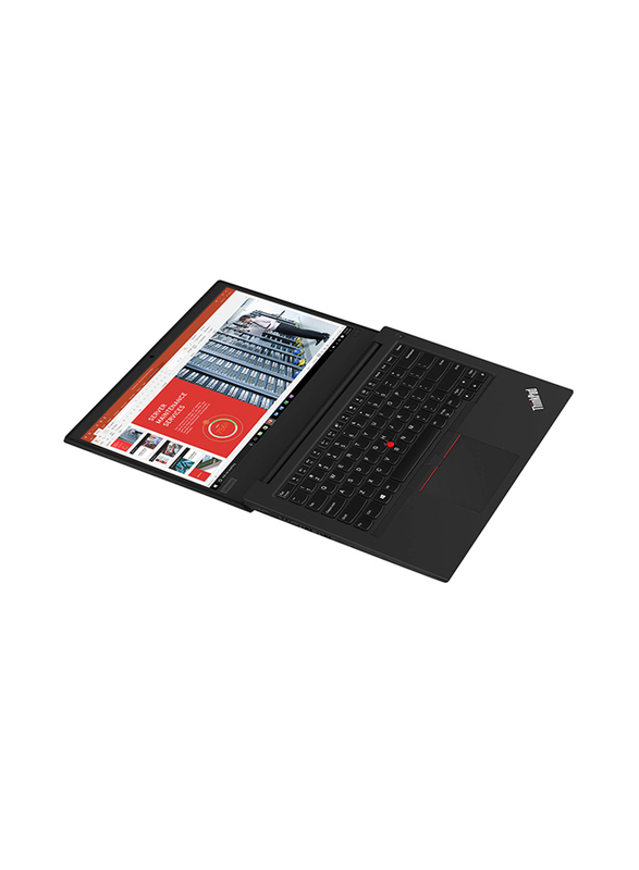 Lenovo Edge E590, 15.6 inch HD Display, Intel Core i3-8145U 8th Gen 2.1GHz, 1TB HDD, 4GB RAM, Intel HD Graphics, EN-AR Keyboard with Bluetooth, DOS, 20NB0057AD, Black