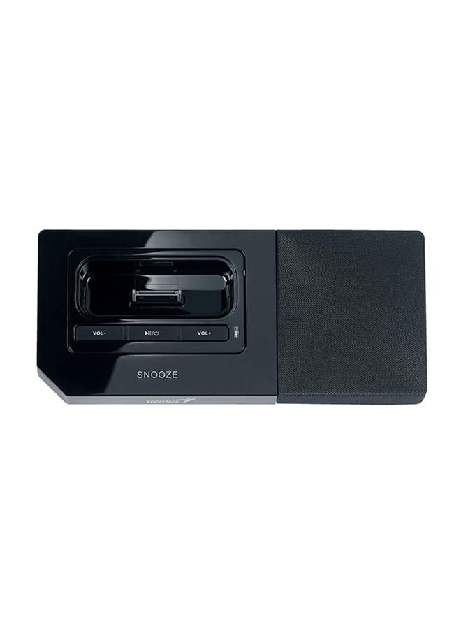 Genius SP-i500 Docking Speakers with Apple cradle - wired Series, Black