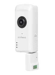 Edimax IC-5160GC-UK Smart Full HD Cloud Garage Camera 180 View and Door Controller with 3 MP, White