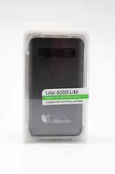 Lafeada 6000mAh Safari-6000 Lite Powerbank Universal Power Pack, Black