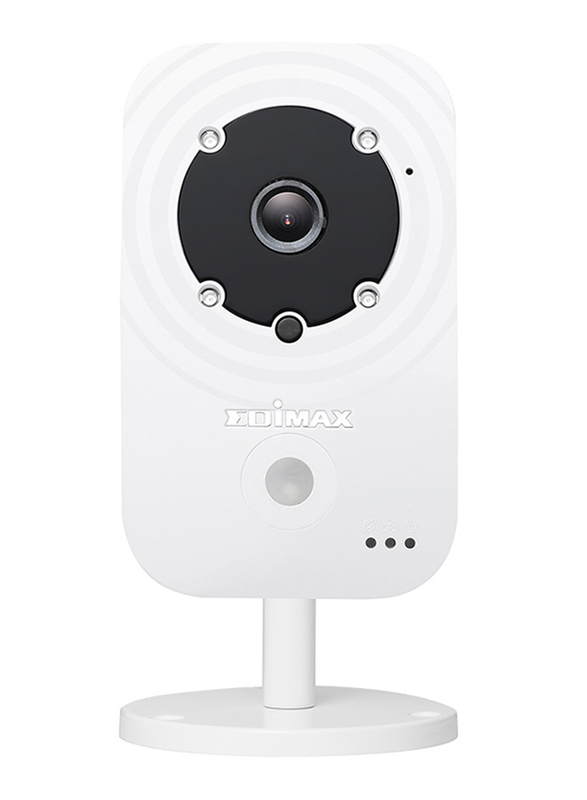 Edimax IC-3140W-UK HD Wireless Day & Night Network Camera, (UK PSU), White