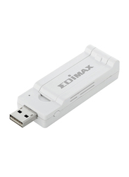 Edimax 450mbps Wireless 802.11a/b/g/n Concurrent Duel Band USB Adapter, EW-7733UND, White