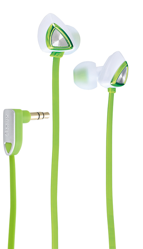 Genius GHP-250X Triangle Luxury In-Ear Headphones, Green