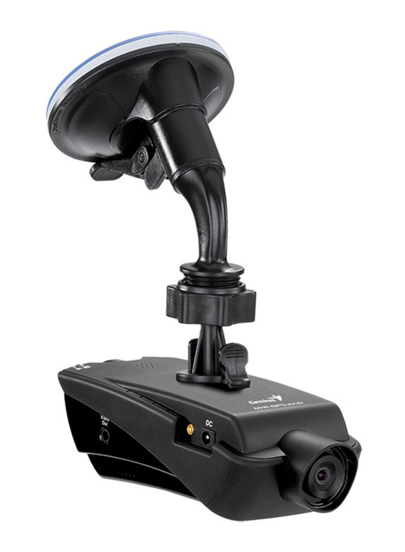 Genius DVR-GPS300D Vehicle Recorder Dual Lens, GPS, 0.3 MP, Black