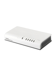 Edimax Gigabit Ethernet 5 Ports Desktop Switch EDES-5500G, White