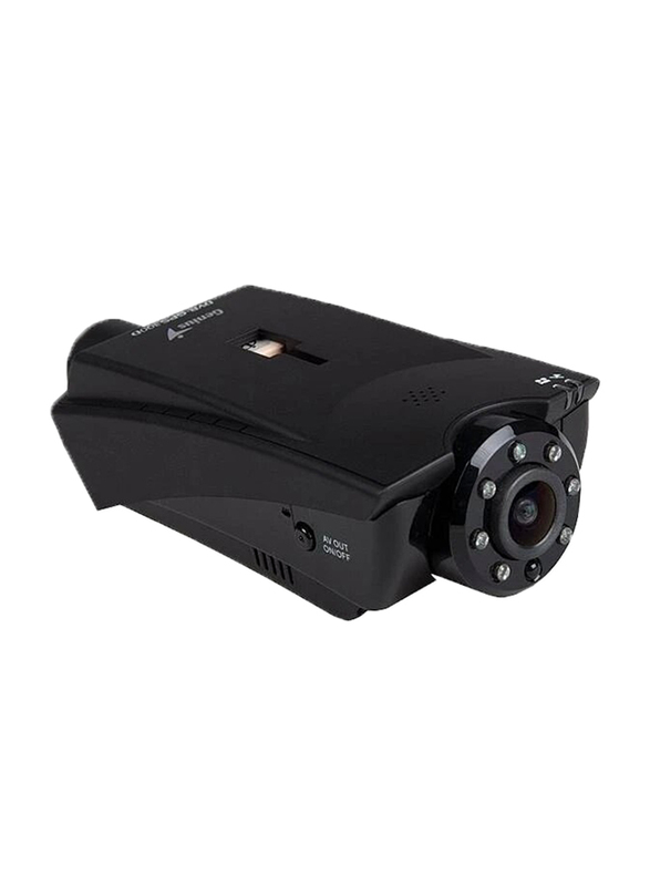Genius DVR-GPS300D Vehicle Recorder Dual Lens, GPS, 0.3 MP, Black