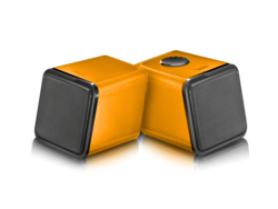 Divoom Iris-02 2.0 Channel Stereo Speakers system, Orange