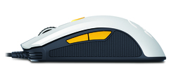 Genius M8-610 Scorpion Laser Mouse, White and Orange