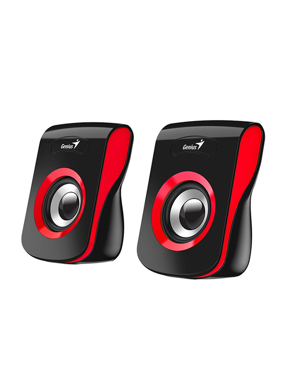 Genius SP-Q180 USB Speaker, Red