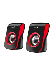 Genius SP-Q180 USB Speaker, Red