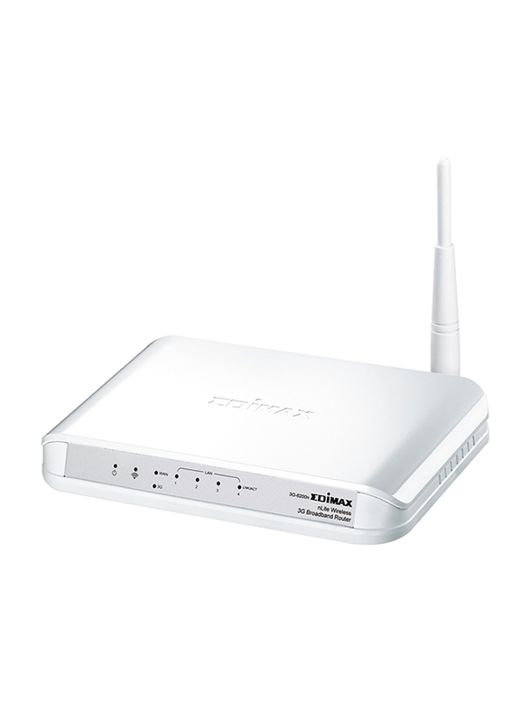 Edimax Wireless 3G Broadband Router ED3G-6200N, White