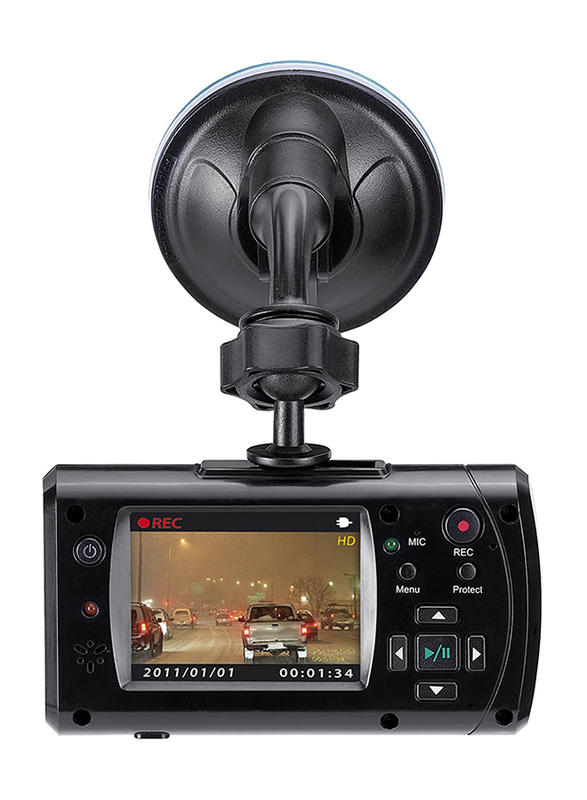Genius DVR-HD550 105 Degree HD Vehicle Recorder, Black
