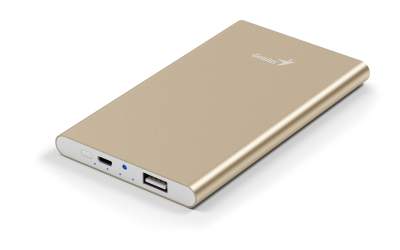 Genius 5400mAh Eco-U540 Powerbank , Gold