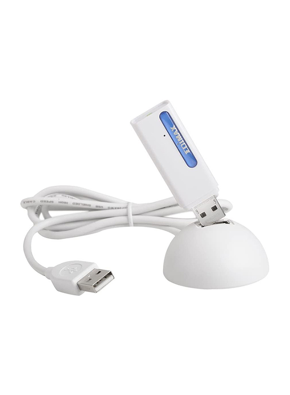 Edimax 300Mbps Wireless 2T2R 802.11b/g/n USB Adaptor with Extension Cable Stand, EW-7622UMN, White