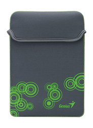 Genius Tablet PC/iPad Mini/iPad 10-inch Polyester Waterproof Sleeve Bag, GS-1001, Grey/Green