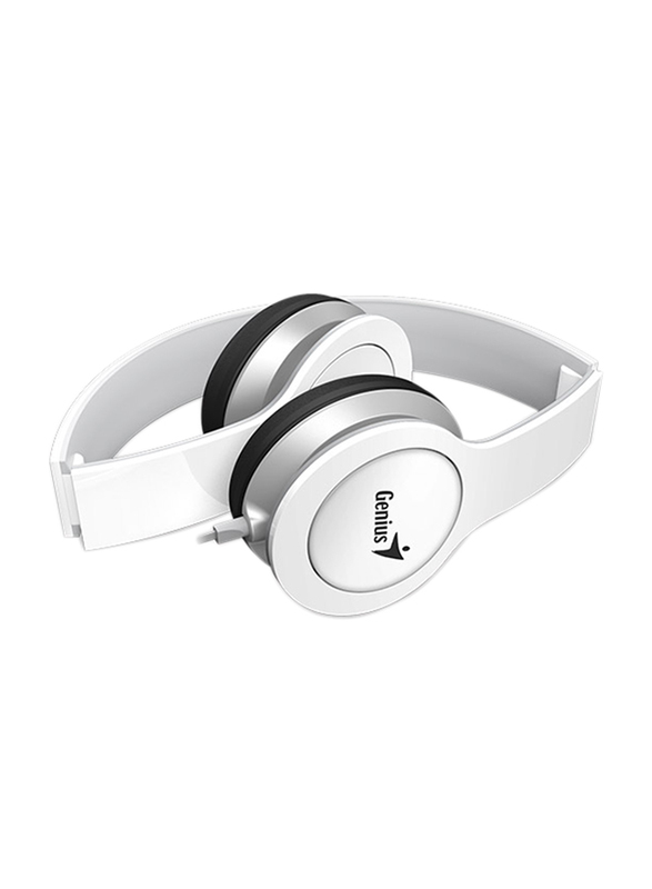 Genius HS-M430 3.5mm Jack In-Ear Headphones, with Mic, White