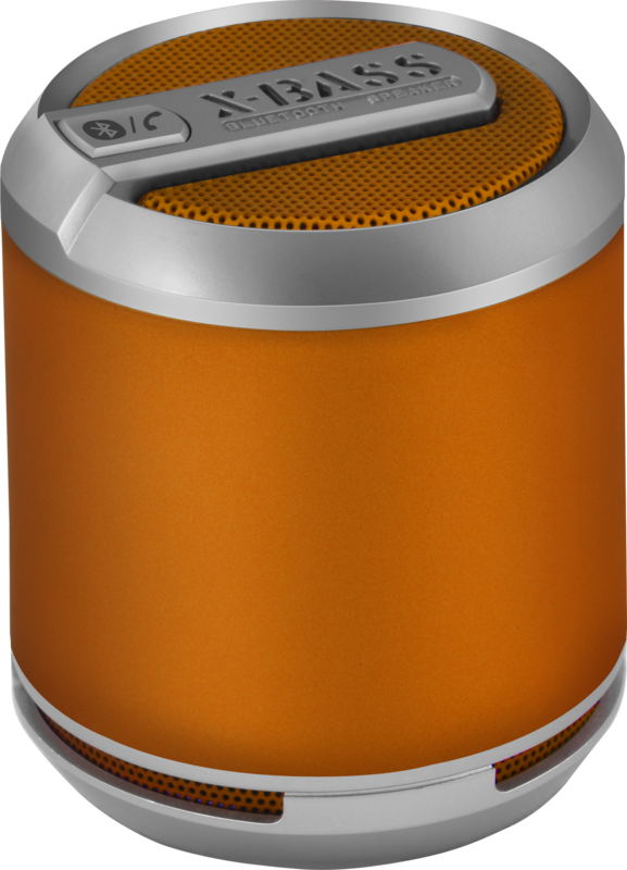 Divoom Bluetune Solo Portable Speakers, X-BASS, Bluetooth, Orange