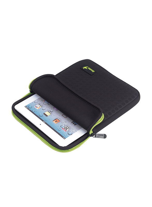 Genius Tablet PC/iPad Mini/iPad 8-inch Polyester Sleeve Bag, GS-1021, Black/Green